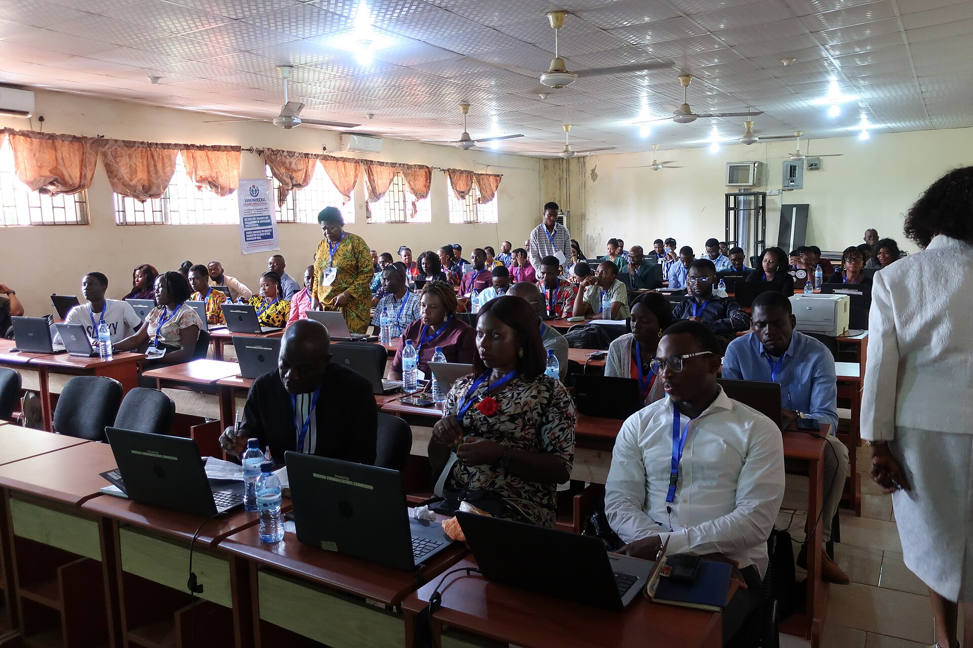 Participants at a capacity-building training